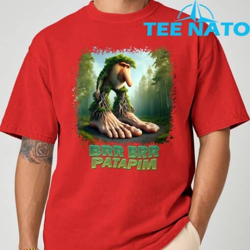 Brr Brr Patapim Italian Brainrot Meme T-Shirt - Image 6