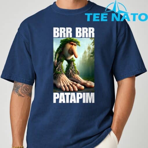 Brr Brr Patapim - Italian Brainrot Meme T-Shirt - Image 4