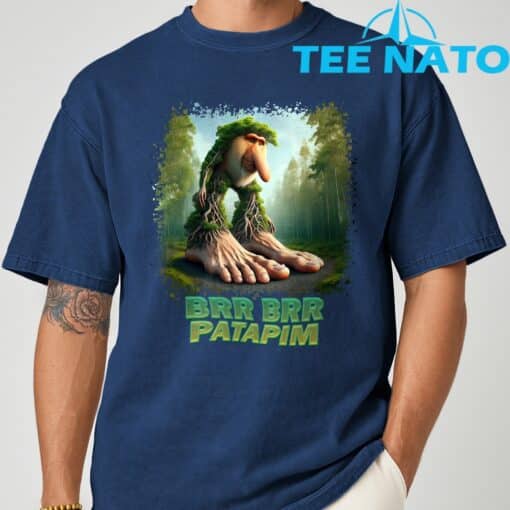 Brr Brr Patapim Italian Brainrot Meme T-Shirt - Image 7