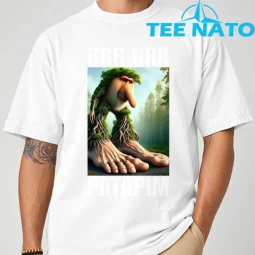 Brr Brr Patapim - Italian Brainrot Meme T-Shirt - Image 5