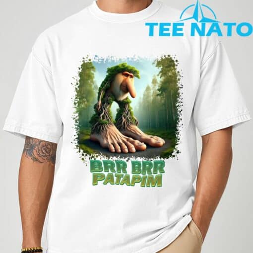 Brr Brr Patapim Italian Brainrot Meme T-Shirt - Image 8