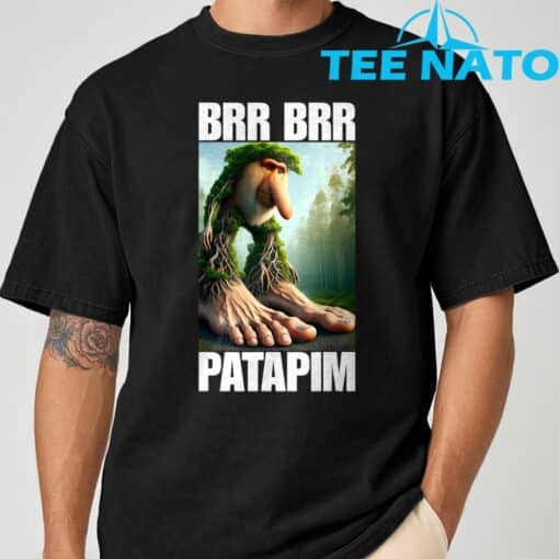 Brr Brr Patapim - Italian Brainrot Meme T-Shirt - Image 6