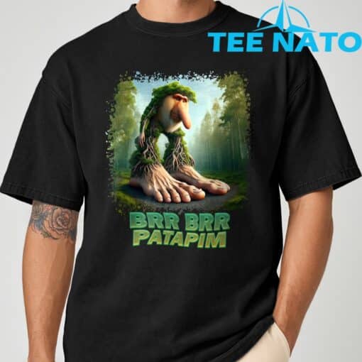 Brr Brr Patapim Italian Brainrot Meme T-Shirt - Image 9