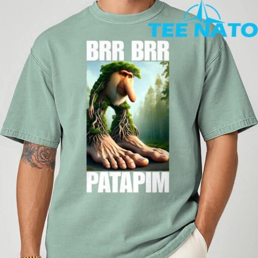 Brr Brr Patapim - Italian Brainrot Meme T-Shirt - Image 7