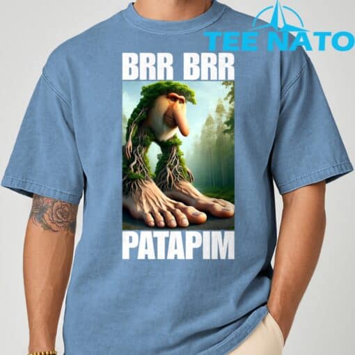 Brr Brr Patapim - Italian Brainrot Meme T-Shirt - Image 8