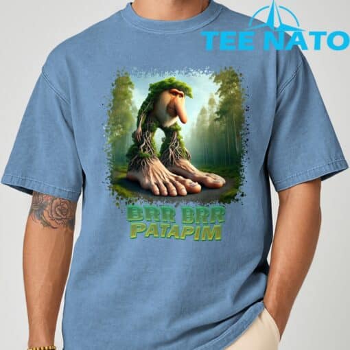 Brr Brr Patapim Italian Brainrot Meme T-Shirt - Image 2