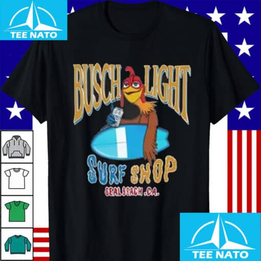 Busch Light Chicken Joe Surfs Up Shirt - Image 3