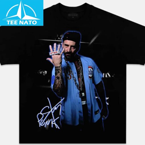 CM Punk "Best in the World" Autograph Shirt