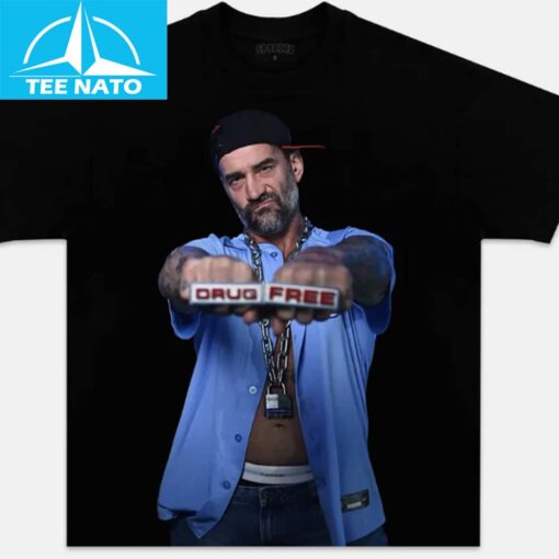 CM Punk Drug Free Knuckles Shirt