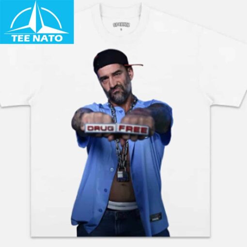 CM Punk Drug Free Knuckles Shirt - Image 4