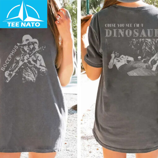 Cause You See I'm a Dinosaur Western Williams Jr. Cowboy Shirt - Image 3