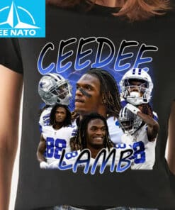 CeeDee Lamb Dallas Cowboys Vintage Style Football Shirt2