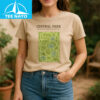 Central Park New York Map Shirt