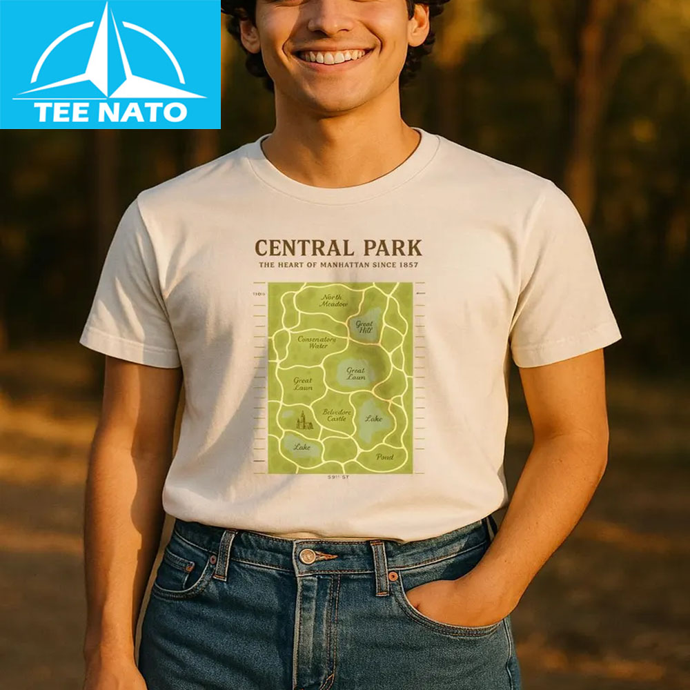 Styling the Central Park New York Map Shirt