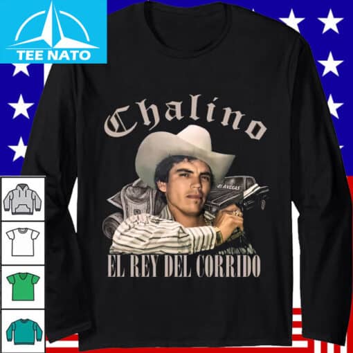 Chalino Sanchez El Rey Del Corrido Music Shirt - Image 2