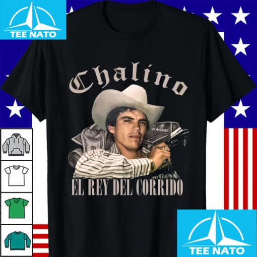 Chalino Sanchez El Rey Del Corrido Music Shirt - Image 3