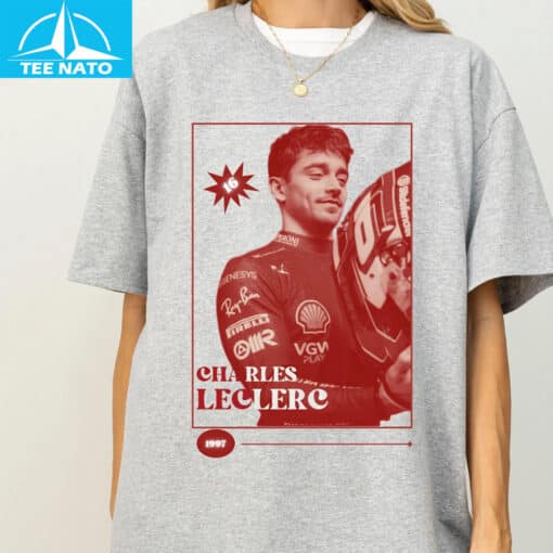Charles Leclerc 16 F1 Shirt - Image 5