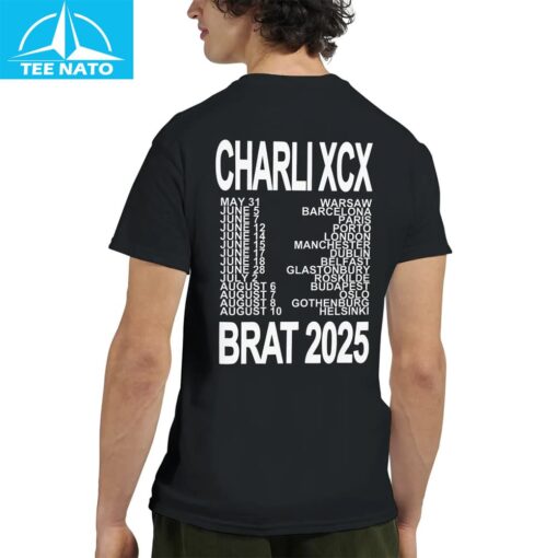 Charli XCX Brat 2025 Tour Shirt - Image 4