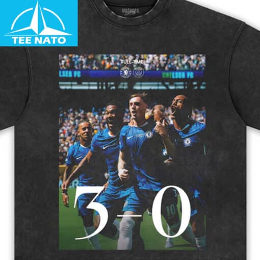 Chelsea FC 3-0 Football Match Graphic Shirt - Image 3