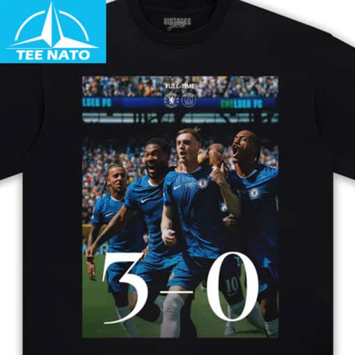 Chelsea FC 3-0 Football Match Graphic Shirt - Image 4