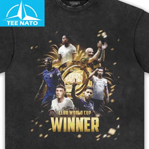 Chelsea FC Club World Cup Winner Graphic Shirt - Image 4