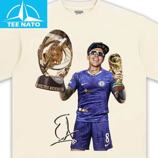 Chelsea FC Player With Trophies Shirt - Image 3