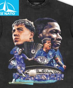 Chelsea FC Players Collage Graphic Shirt1