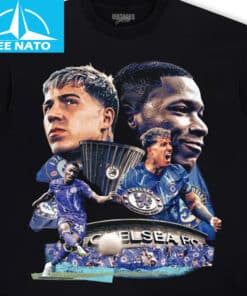 Chelsea FC Players Collage Graphic Shirt2