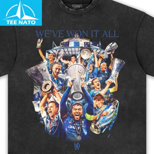Chelsea FC We've Won It All Celebration Shirt - Image 2