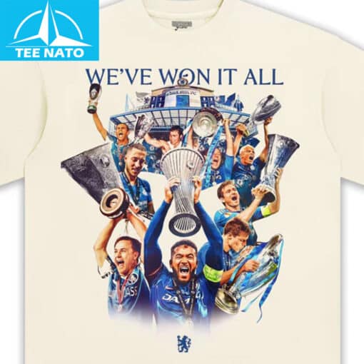 Chelsea FC We've Won It All Celebration Shirt - Image 4