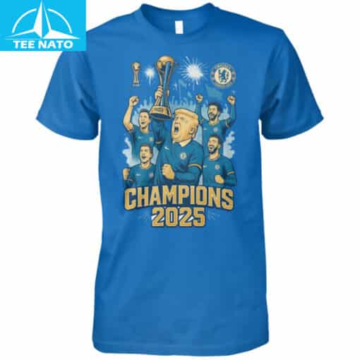 Chelsea FC World Cup Champions 2025 Donald Trump Shirt - Image 5