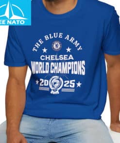 Chelsea World Champions 2025 FIFA Club World Cup Mens Shirt2 1
