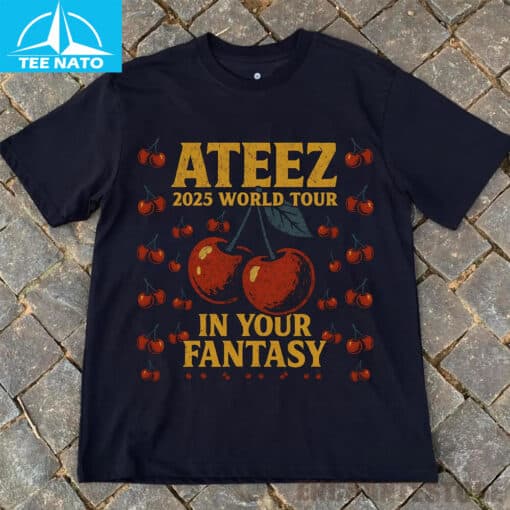 Cherry Ateez 2025 World Tour in Your Fantasy Shirt - Image 3