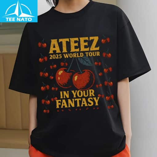 Cherry Ateez 2025 World Tour in Your Fantasy Shirt - Image 4