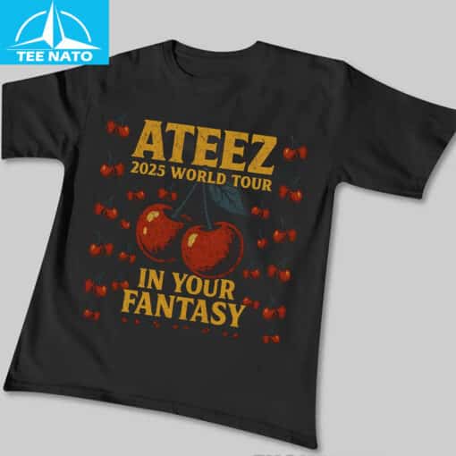 Cherry Ateez 2025 World Tour in Your Fantasy Shirt - Image 5