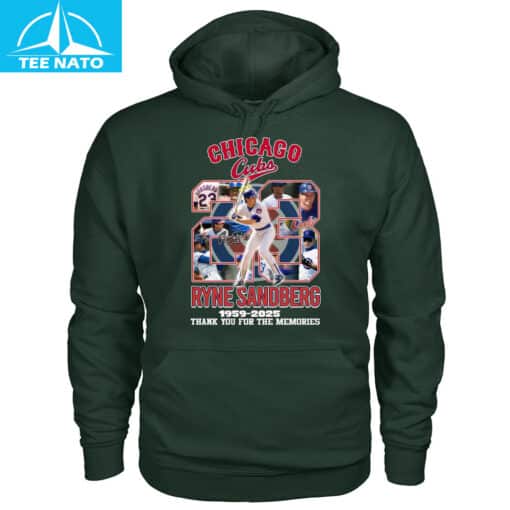 Chicago Cubs Ryne Sandberg 1959-2025 Baseball Memories Shirt - Image 8