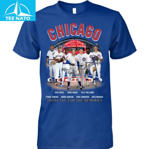 Chicago Cubs Wrigley Field Legends Thank You For The Memories Shirt - Image 3