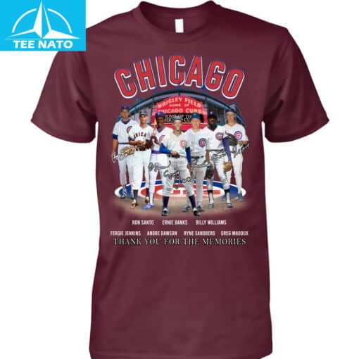 Chicago Cubs Wrigley Field Legends Thank You For The Memories Shirt - Image 4