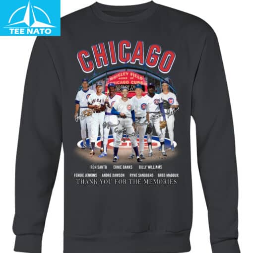 Chicago Cubs Wrigley Field Legends Thank You For The Memories Shirt - Image 6