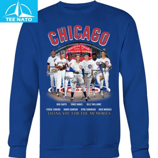 Chicago Cubs Wrigley Field Legends Thank You For The Memories Shirt - Image 7