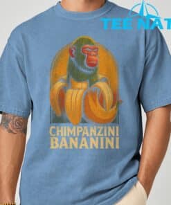 Chimpanzini Bananini Funny Italian Brainrot Kids Meme T Shirt 1 1