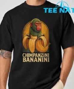 Chimpanzini Bananini Funny Italian Brainrot Kids Meme T Shirt 8 1