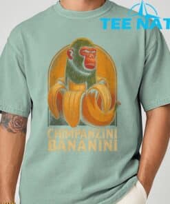 Chimpanzini Bananini Funny Italian Brainrot Kids Meme T Shirt 9 1