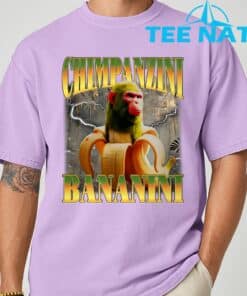 Chimpanzini Bananini Funny Italian Brainrot Meme Monkey T Shirt 2 1