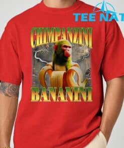 Chimpanzini Bananini Funny Italian Brainrot Meme Monkey T Shirt 4 1