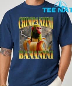 Chimpanzini Bananini Funny Italian Brainrot Meme Monkey T Shirt 5 1