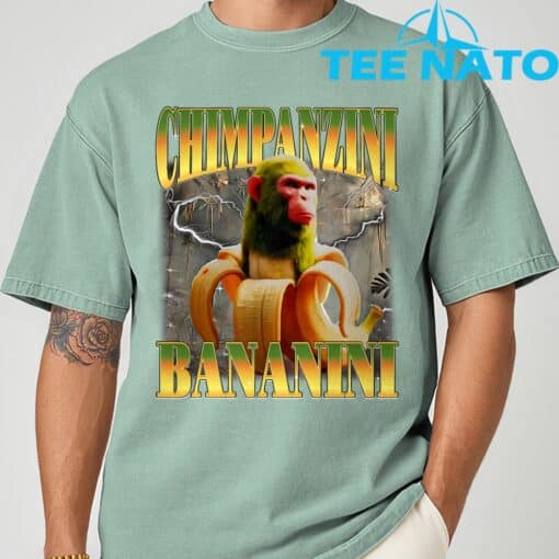 Chimpanzini Bananini Italian Brainrot Meme T-Shirt