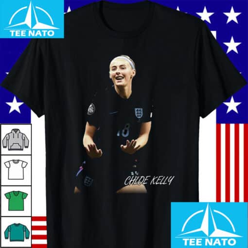 Chloe Kelly England Women's Football Soccer Player Shirt - Image 3