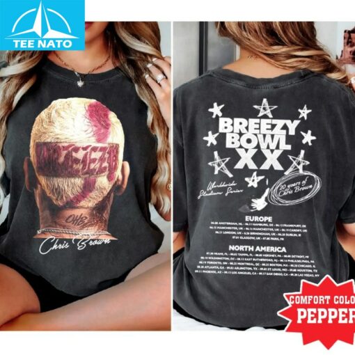 Chris Brown Big Head Vintage Shirt - Image 3