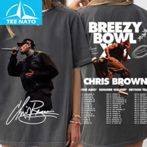 Chris Brown Breezy Bowl Tour 2025 Shirt 12 Chris Brown Breezy Bowl Tour 2025 Shirt